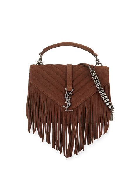 saint laurent fringe bags